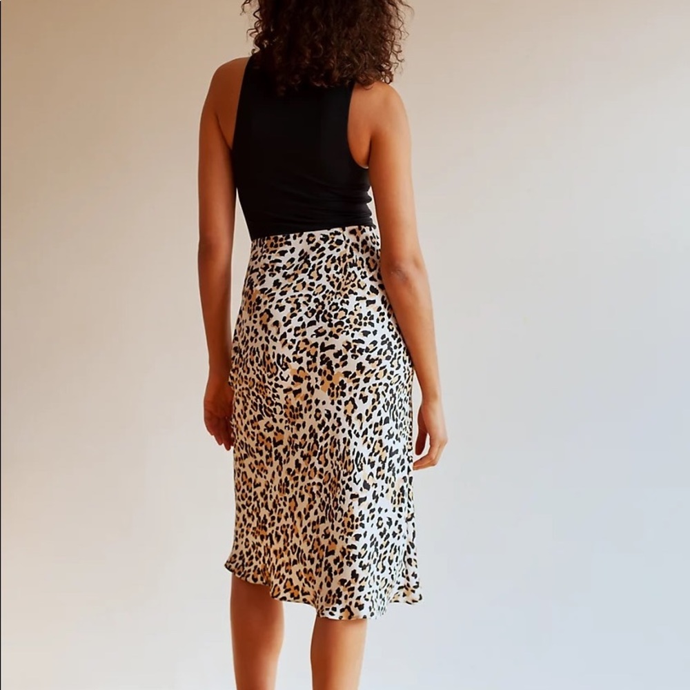 Aritzia Babaton midi slip silk skirt